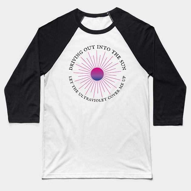 Bi Pride, driving out into the sun- Phoebe Bridgers I know the end Baseball T-Shirt by Coyoteartshoppe